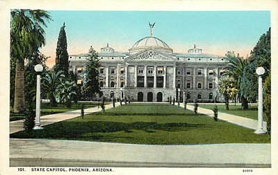 Vintage Arizona state capitol
