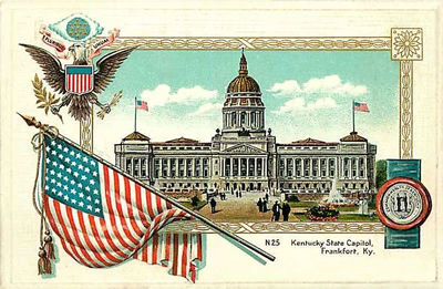 Capitol and flag