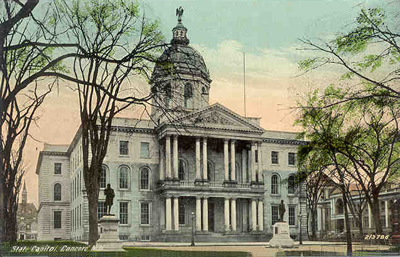 New Hampshire state capitol after 1909 remodel