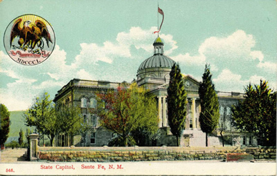 Old Capitol with state seal