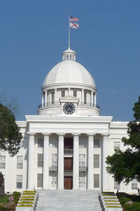 Alabama capitol entrance