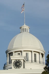 dome and flagstaff of Alabama capitol