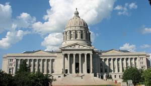 South face of Missouri capitol