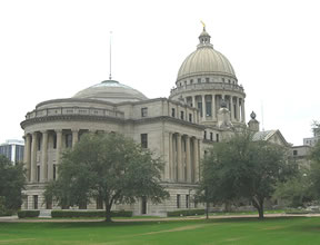 Mississippi capitol side view