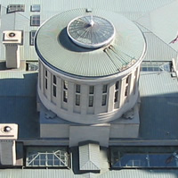Aerial view of Ohio statehouse cupola