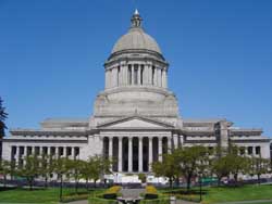 Washington capitol, front view